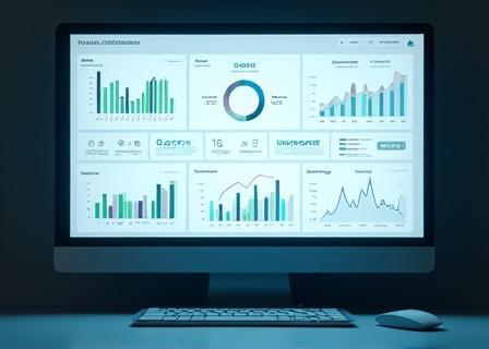 Modern finance analytics dashboard