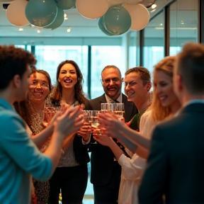 Project launch celebration